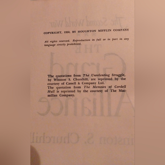 Vintage 1950's volumes 1,4 and 5 of The Second World War by Winston Churchill - Picture 4 of 6